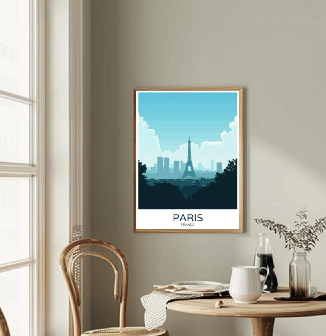 London Skyline Travel Poster Iconic Cityscape Wall Art Of Big Ben The Shard London Print Urban Decor Modern Artwork Home Decoration - Image 2