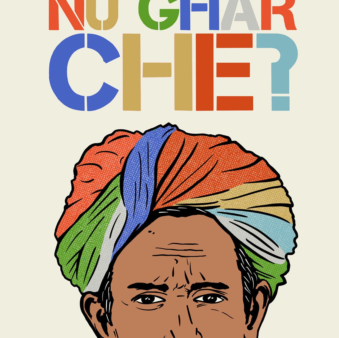 Baap Nu Ghar Indian Desi Poster Print - Image 2