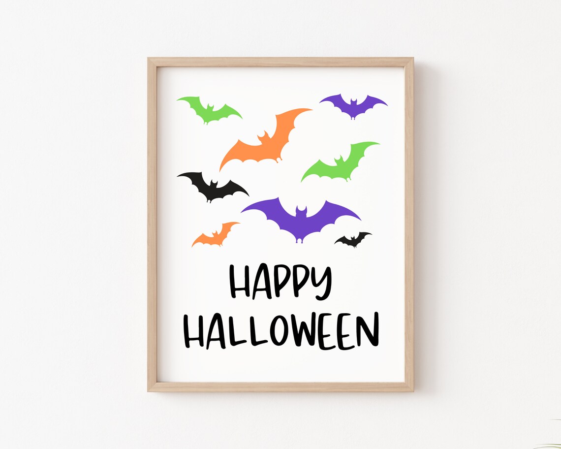 Happy Halloween Cute Halloween Art Print