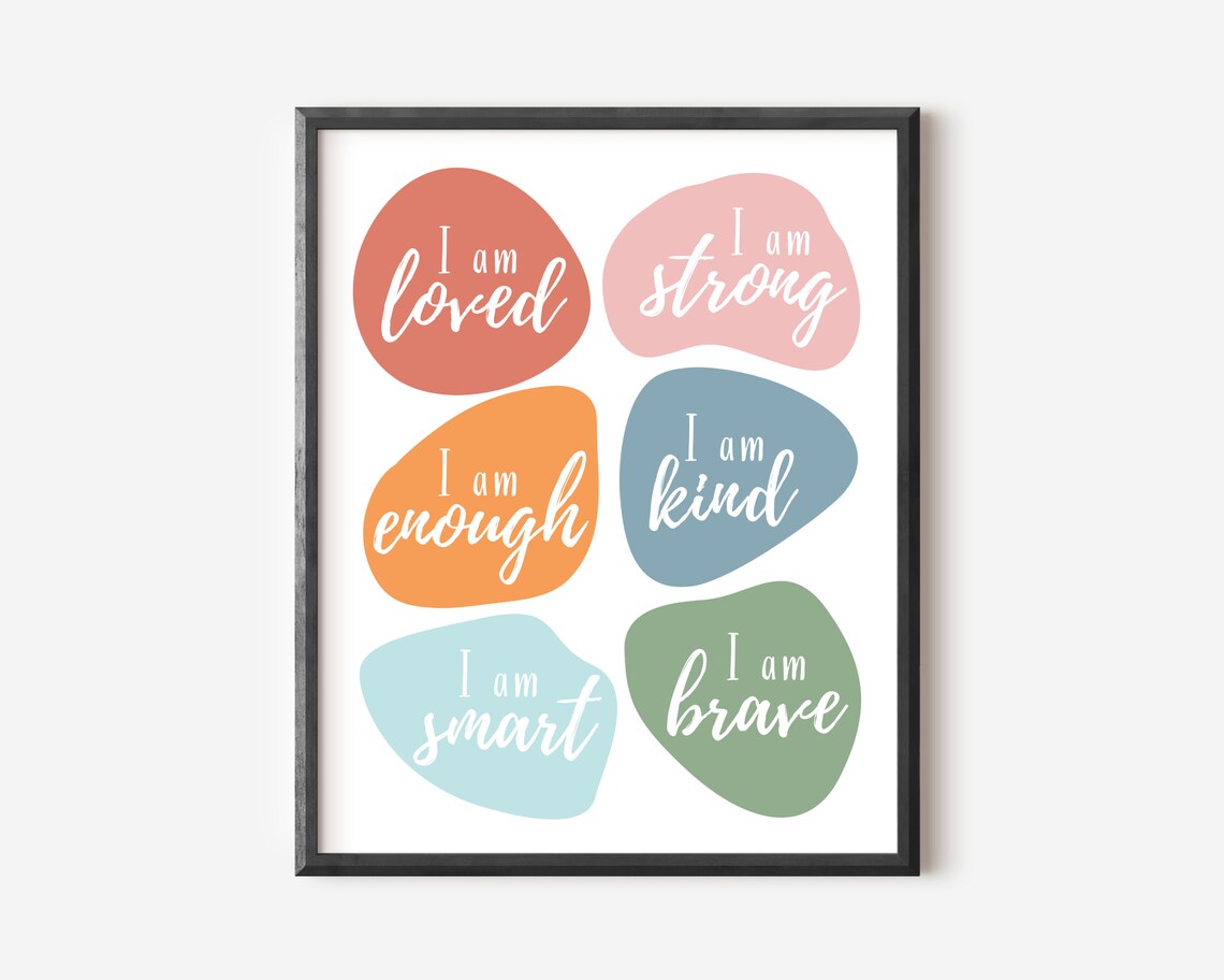 Affirmation Wall Art, Positive Self Love Print - Image 2