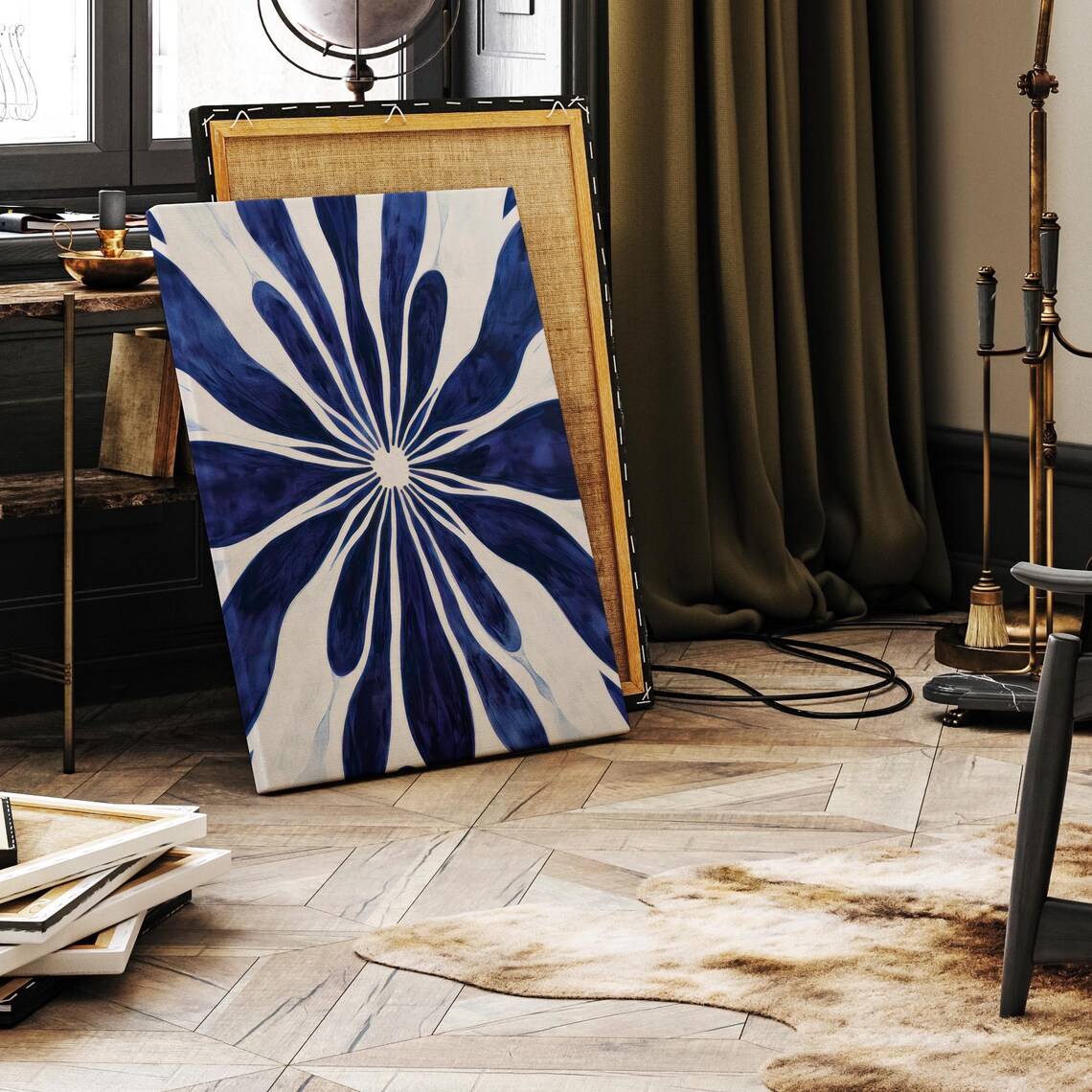Abstract Painting Posh Wall Art, Elegant Decor - Image 2
