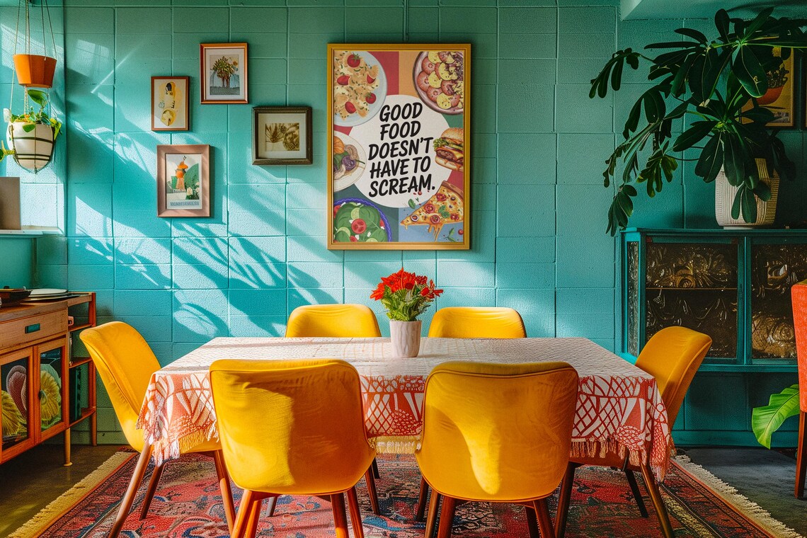Funny Vegan Wall Decor, Quirky Typography Print - Image 4