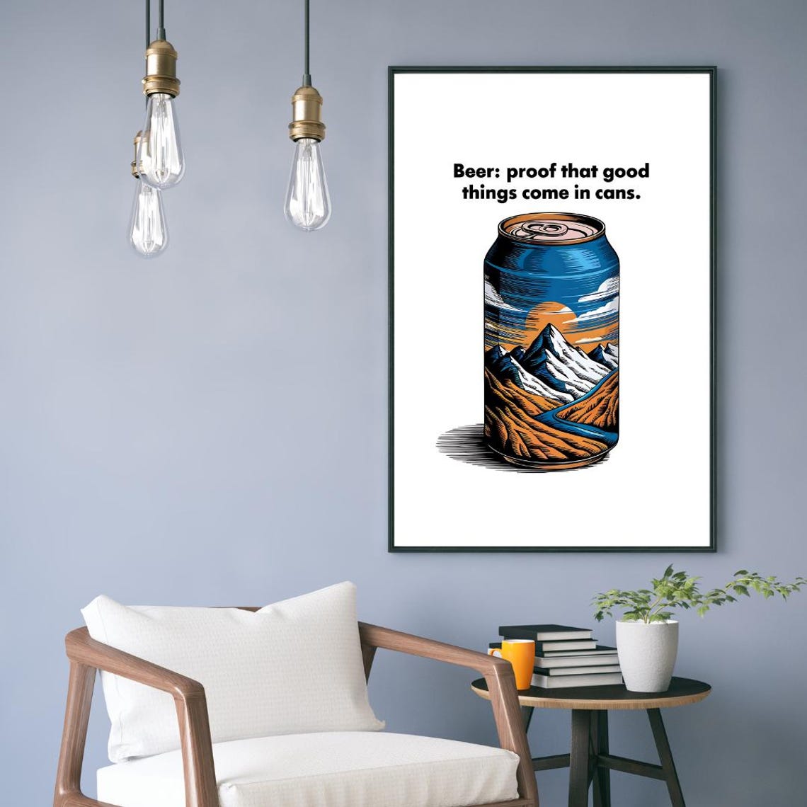 Beer Humor Poster, Beer Lovers Bar Gift - Image 2