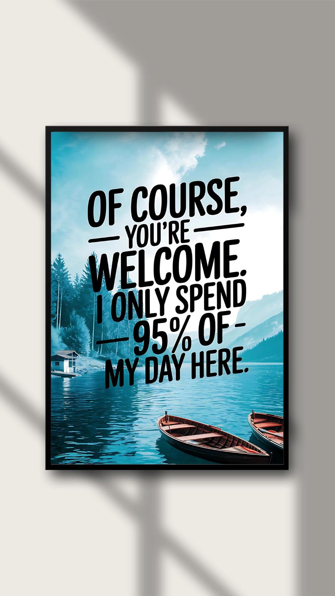 Funny Toilet Art Print, Bathroom Decor - Image 5
