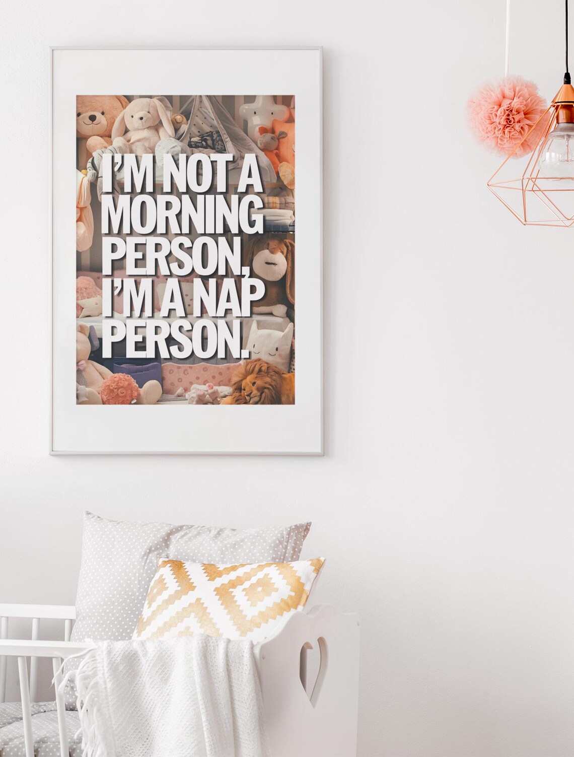 Baby Nursery Wall Art, Humorous New Parent Gift - Image 2