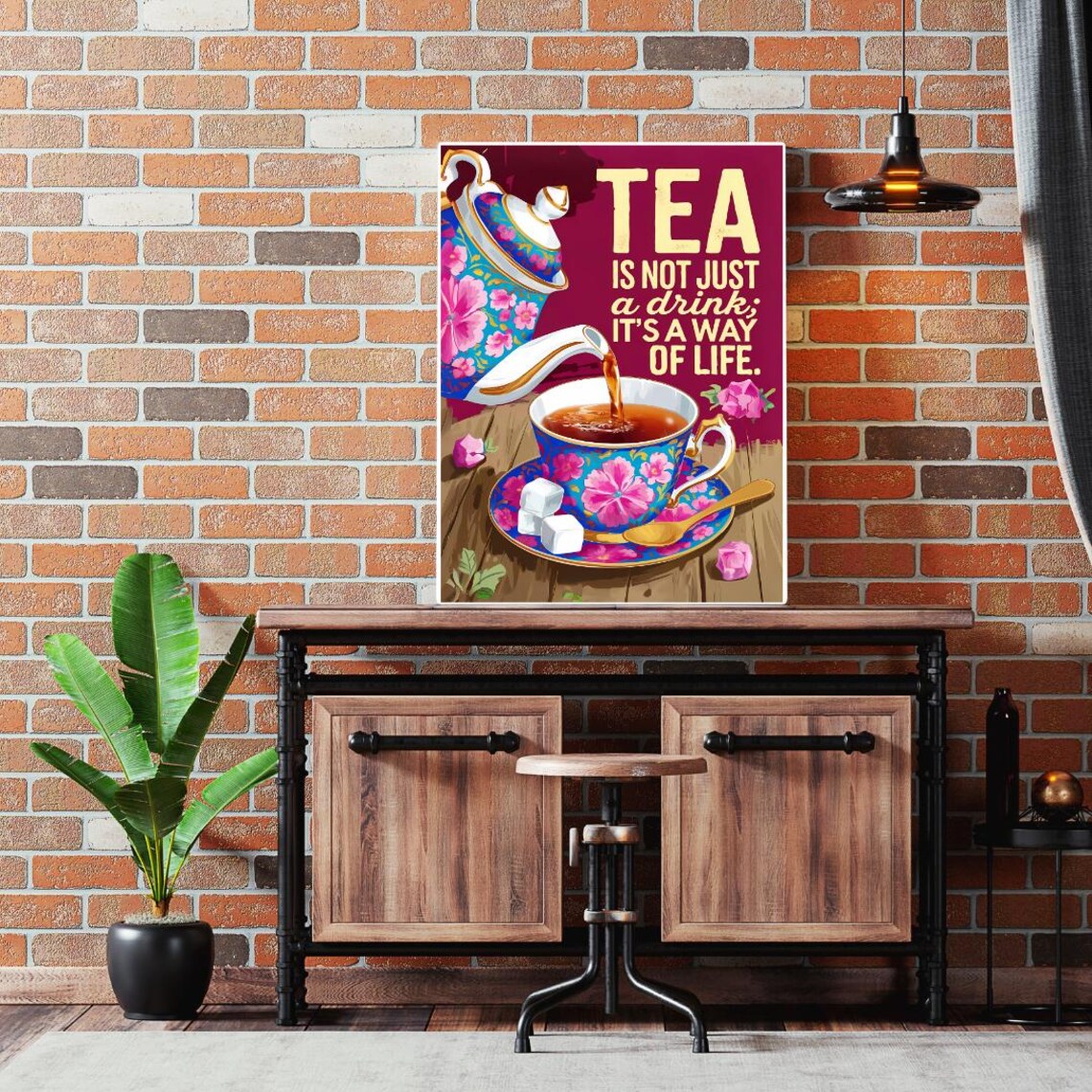 Tea Humour Art Print, Funny Tea Lover Gift - Image 5