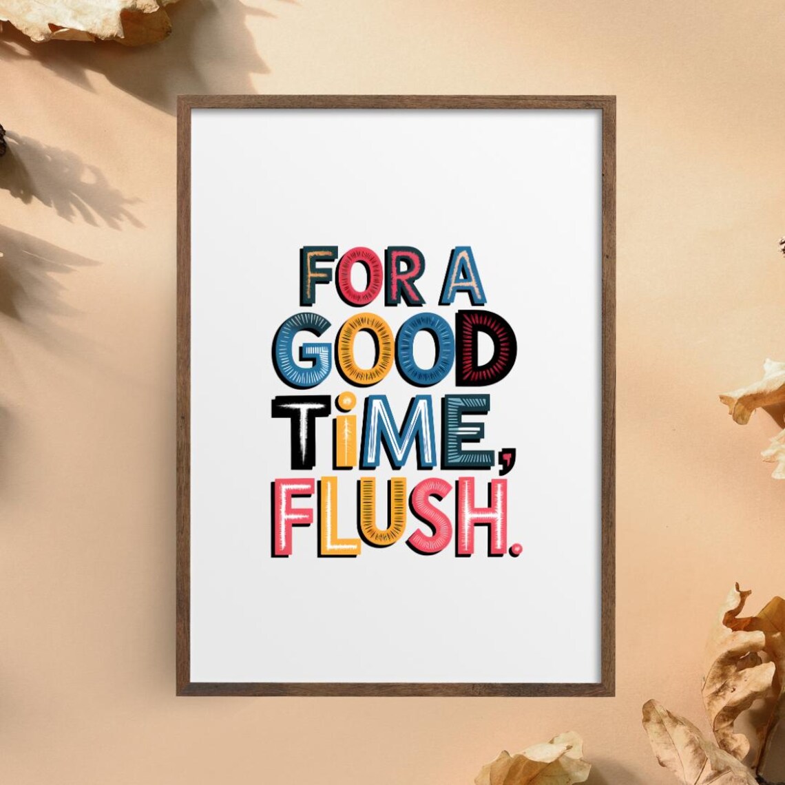 Funny Toilet Print, Bathroom Decor Wall Art - Image 4