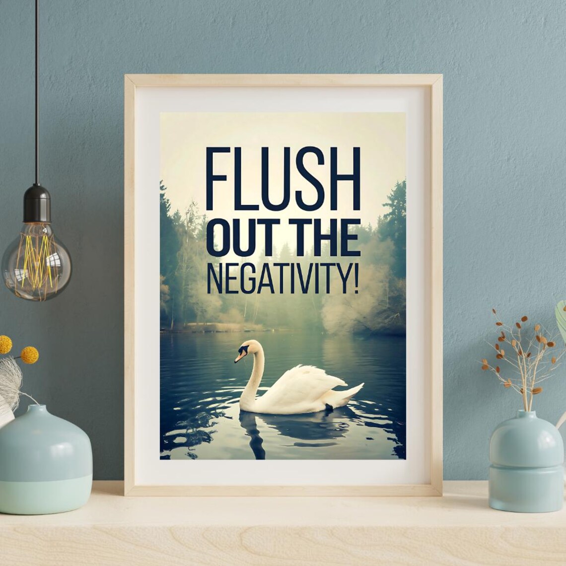 Funny Bathroom Quote, Toilet Humor Poster Print - Image 3