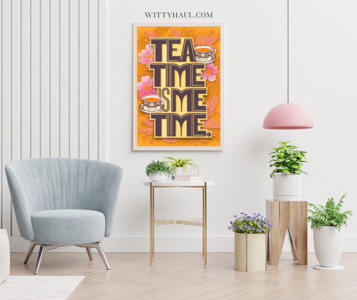 Tea Humor Art Print, Tea Lover Decor - Image 4