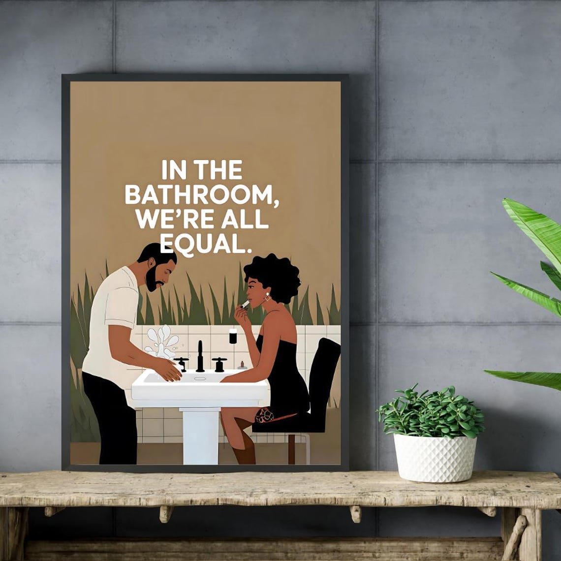 Funny Bathroom Toilet Humor Art Print - Image 3