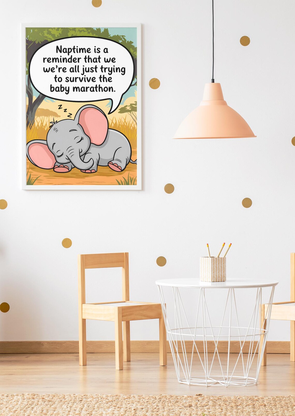 Baby Nursery Funny Room Decor, Cute Prints - Image 4