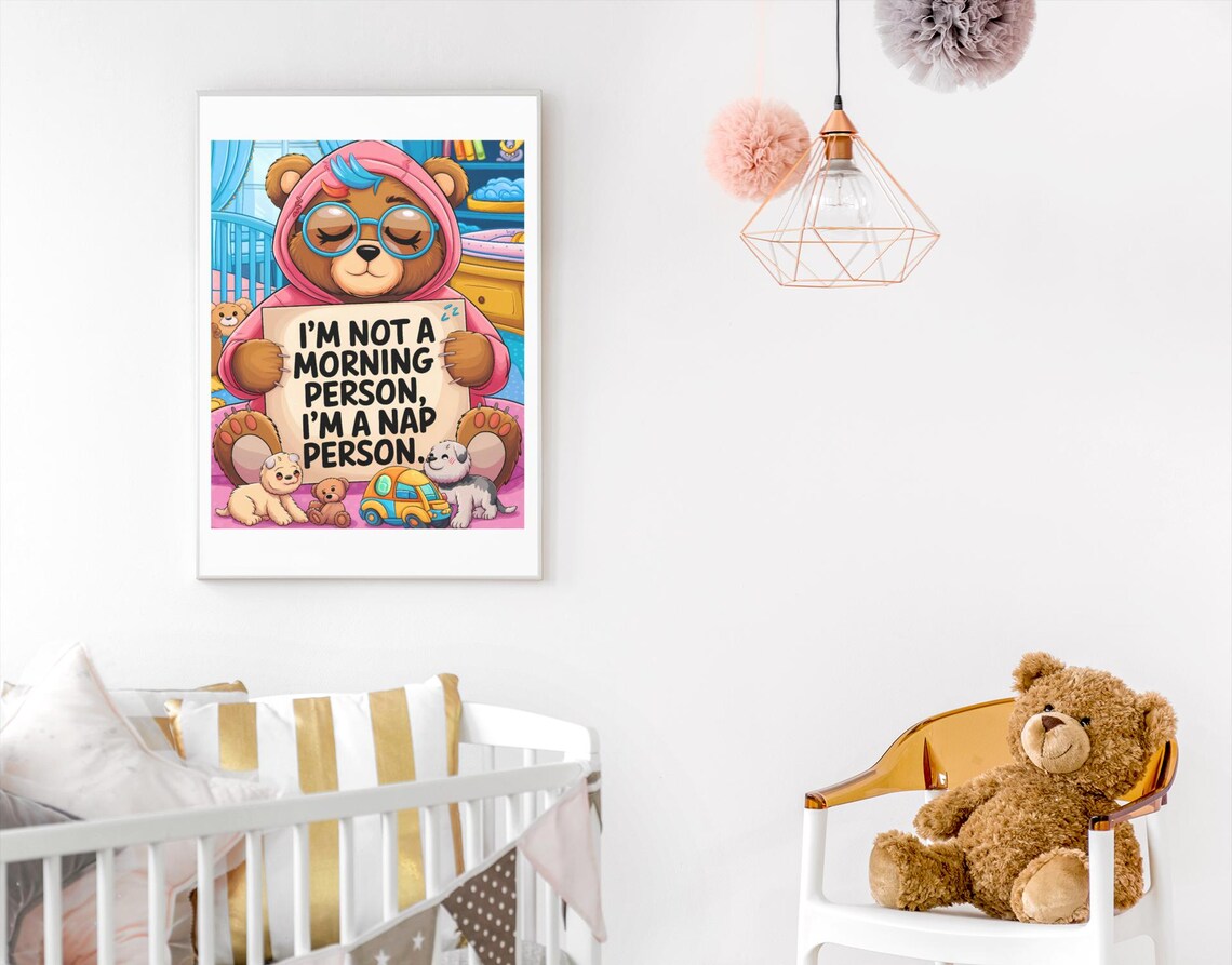 Funny Baby Nursery Art Print, New Parent Gift - Image 6