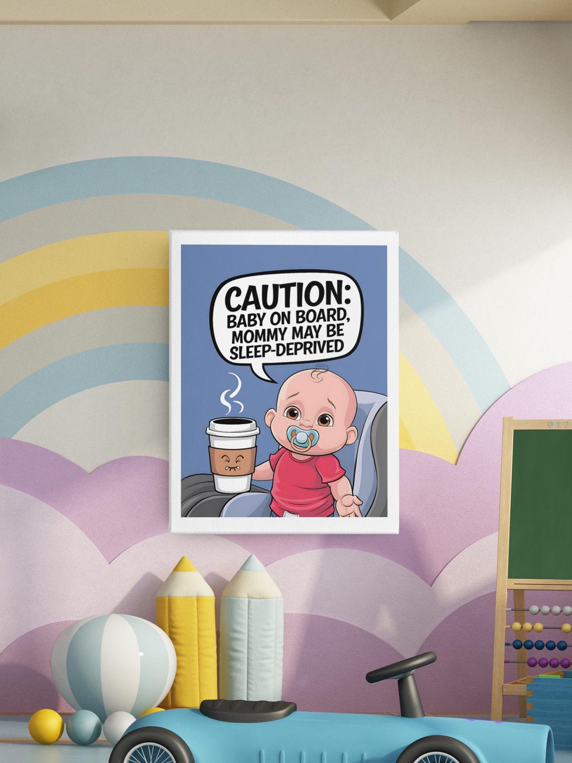 Baby Nursery Wall Art, Funny Room Decor - Image 4