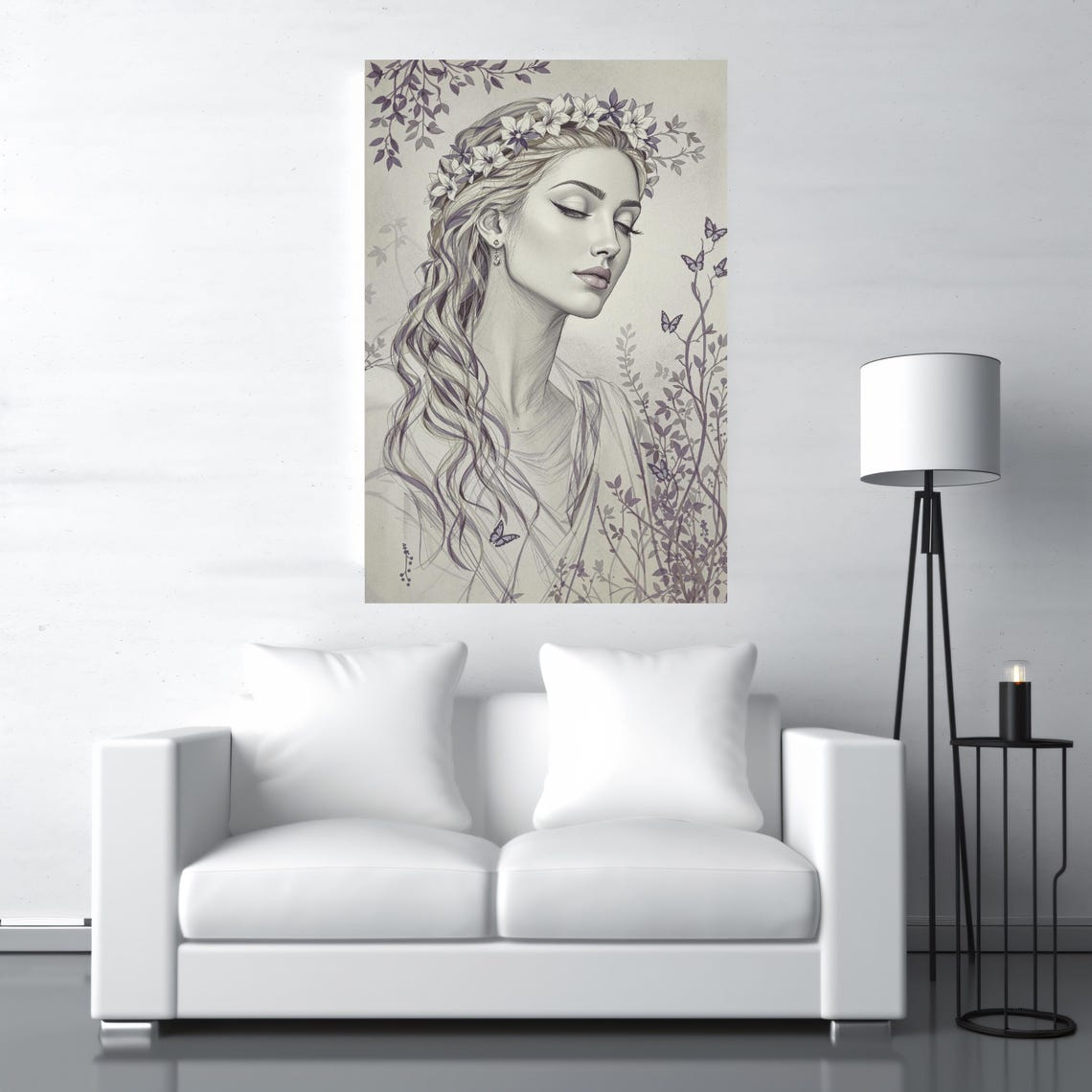 Saint Of Serenity - Religious Art Print