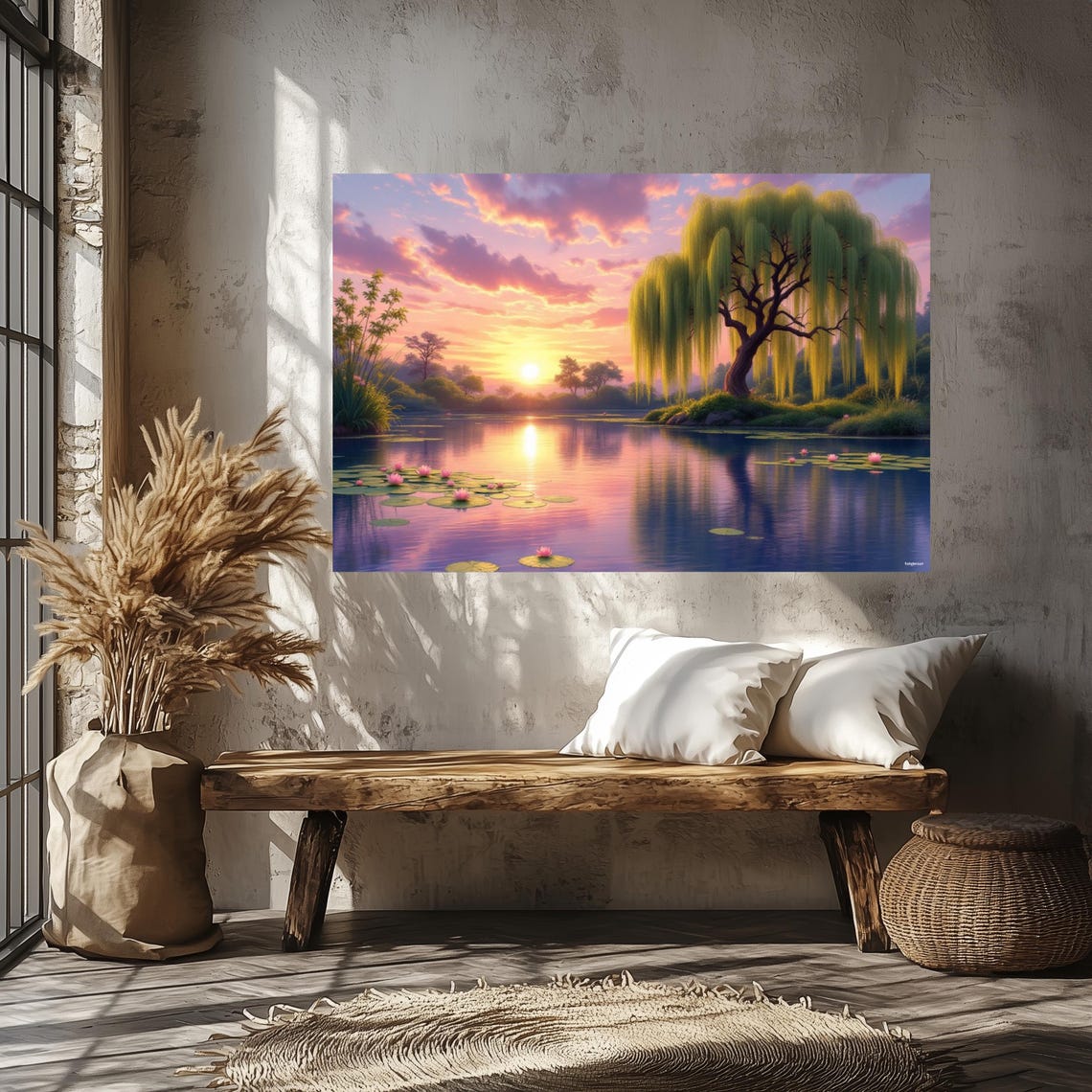 Tranquil Nature Abstract Art Print