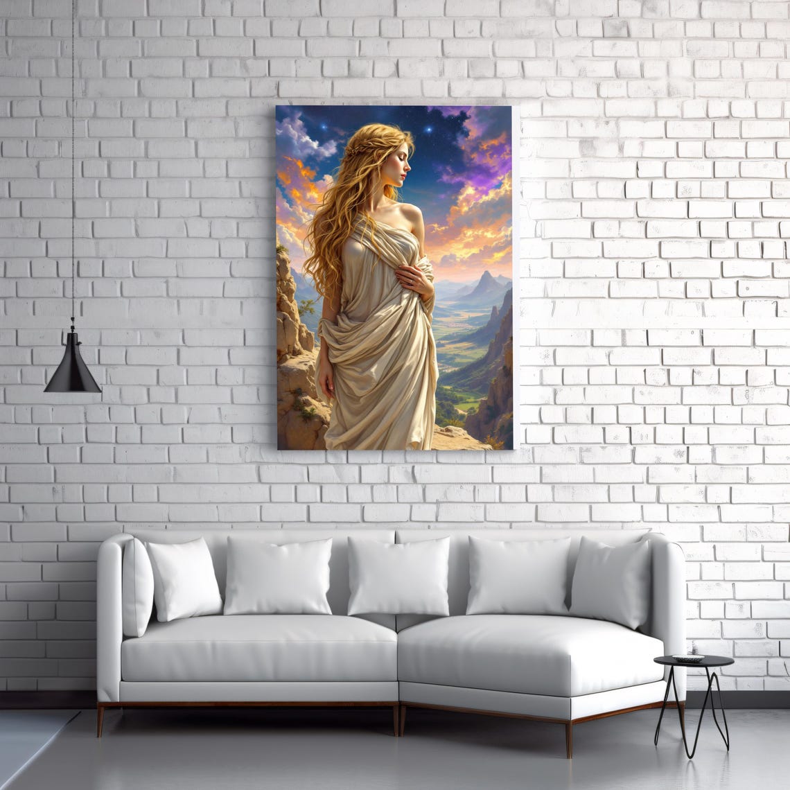 Serene Goddess, Modern Art