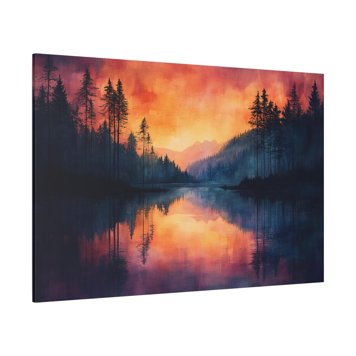 Dusks Embrace, Sunset Reflections Art Print