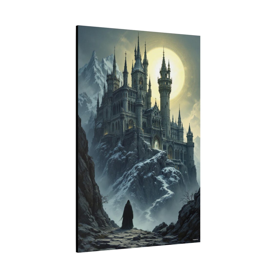 Mystical Castle Fantasy Art Print - Image 2