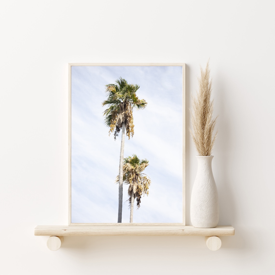 Palm Tree Print, Coastal Tropical Poster