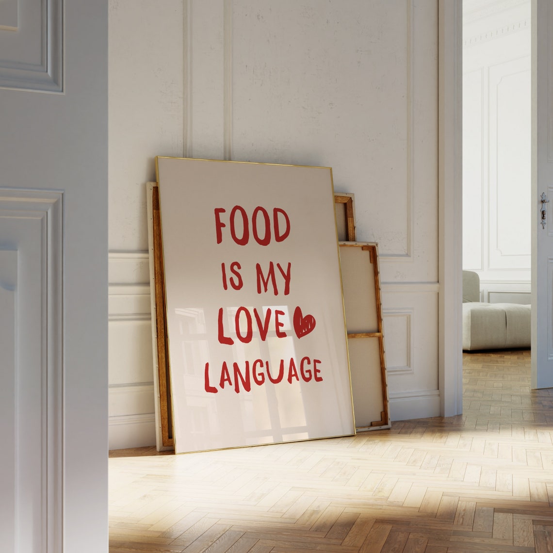 Kitchen Wall Art Cute Print For Food Lovers Kitchen Typography Print Trendy Foodie Poster Funny Kitchen Wall Art Instant - Image 3