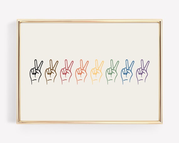 Subtle Pride Art Print, LGBTQ Office Decor