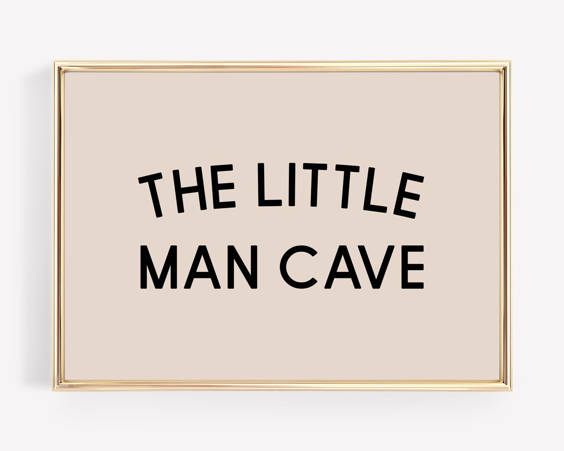 Little Man Cave Art Print, Boy Nursery Decor - Image 2