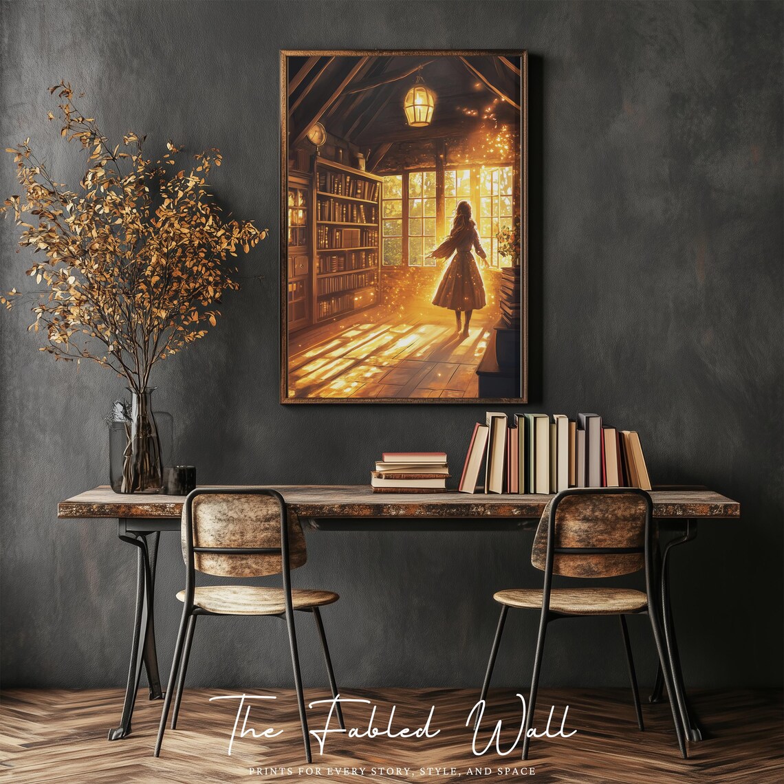 Magical Library, Enchanted Chapters Art Print - Image 2