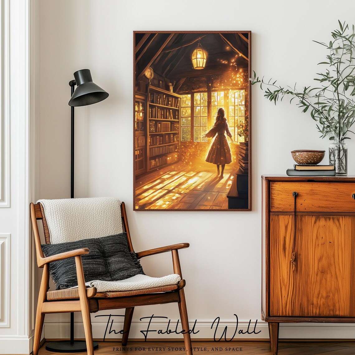 Magical Library, Enchanted Chapters Art Print