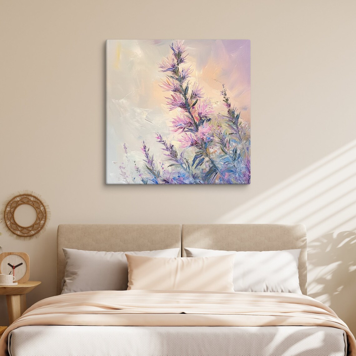 Blazing Star Liatris Pink Purple Blooms Painting Print Poster - Image 5