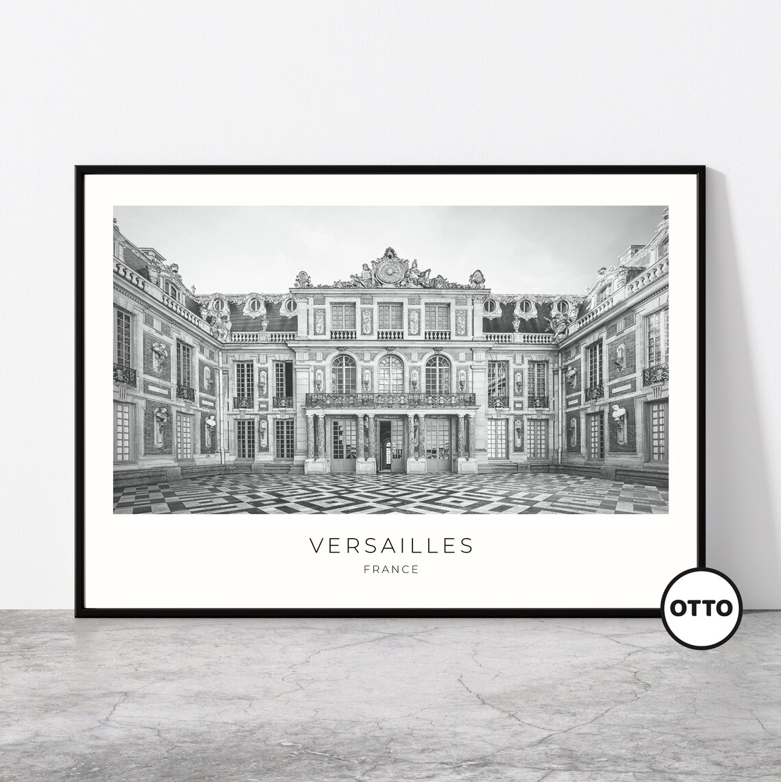 Versailles Travel Poster, Palace of Versailles