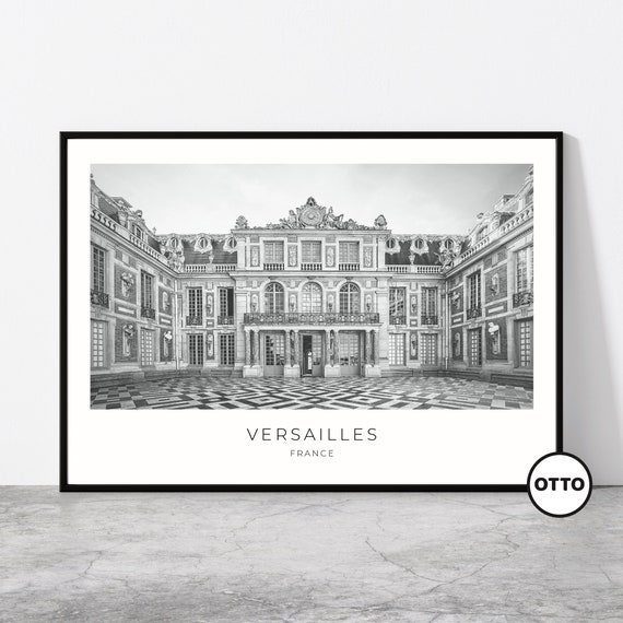 Versailles Travel Poster, Palace of Versailles