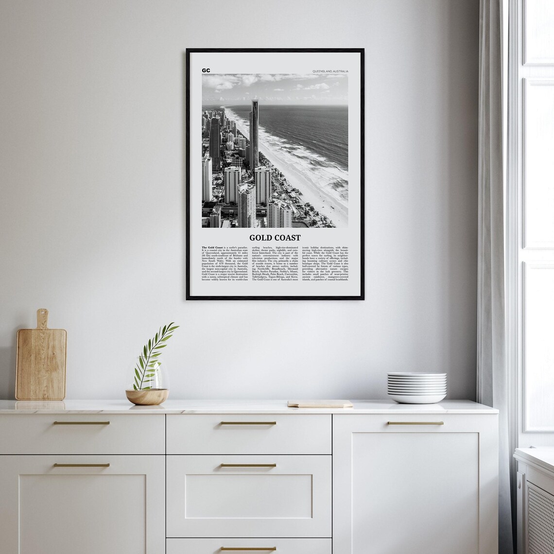 Gold Coast, Queensland Australia Travel Poster - Image 2