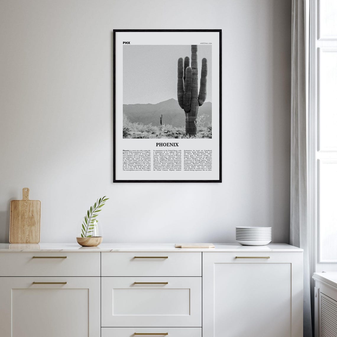 Phoenix Print, Arizona Wall Art Poster - Image 2