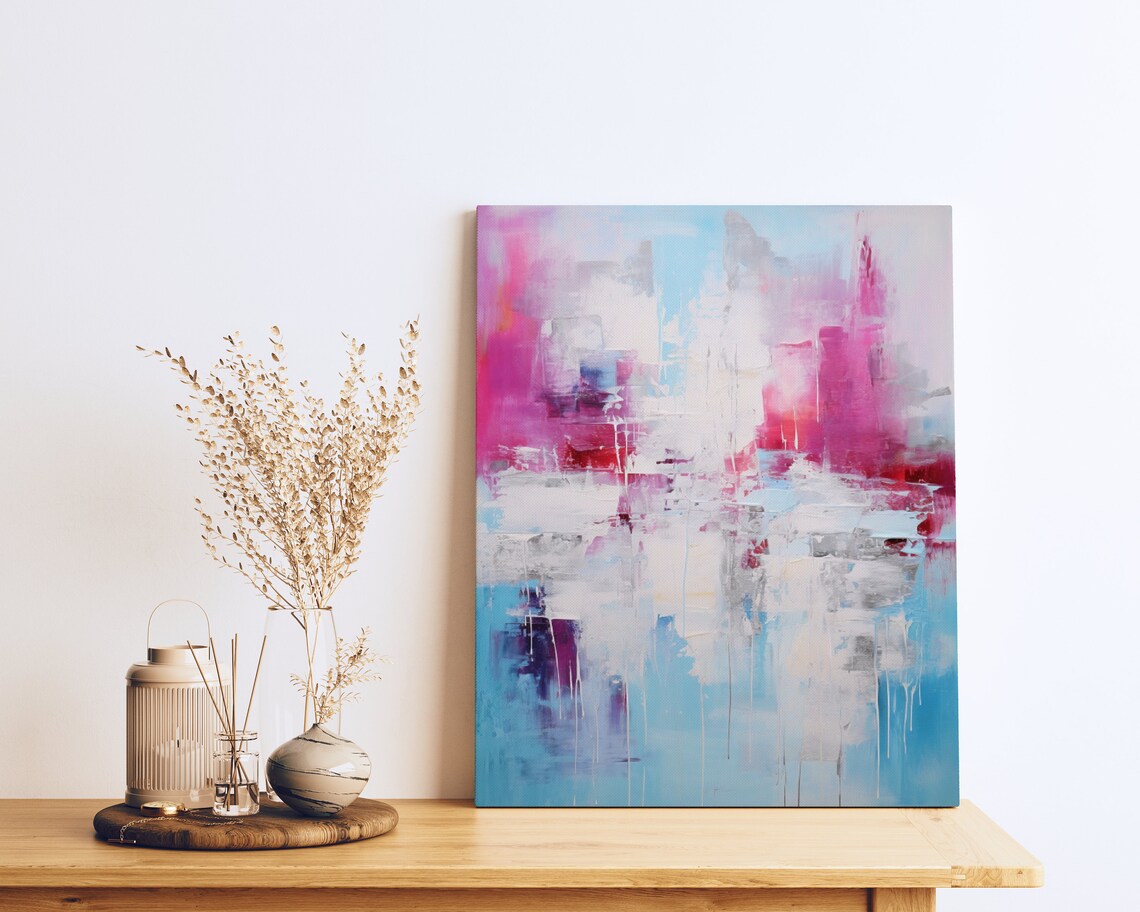 Painting In Progress Abstract Acrylic Art