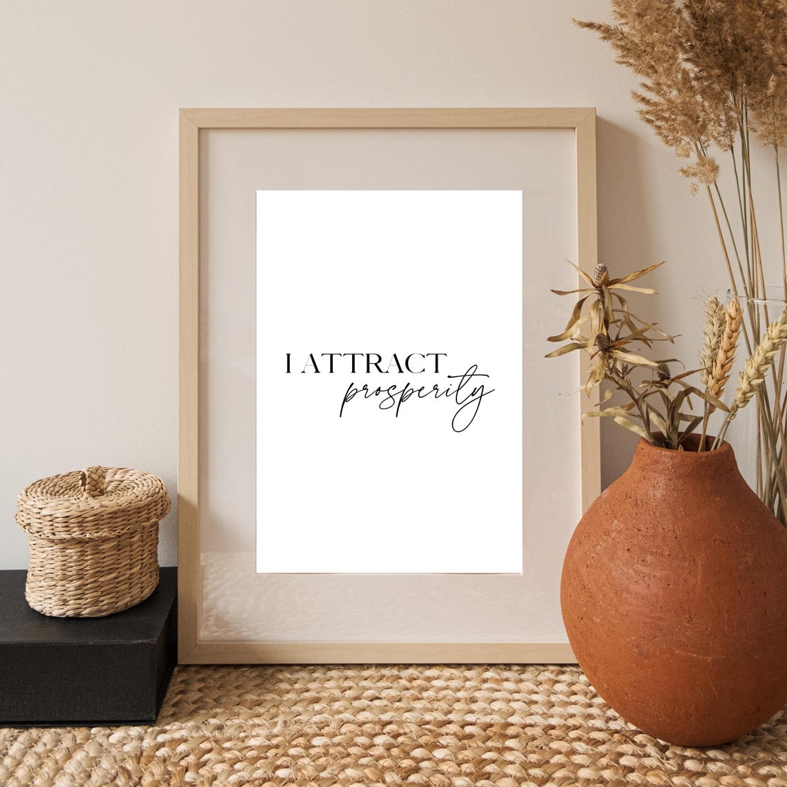 I Attract Prosperity Manifestation Affirmation Script Poster - Image 2