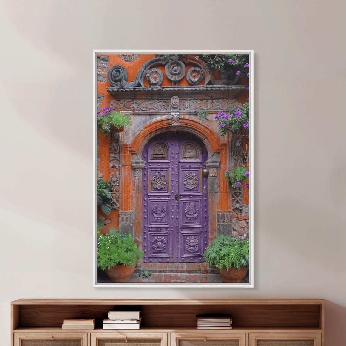 Mexico City Architecture, 19th Century Travel Poster