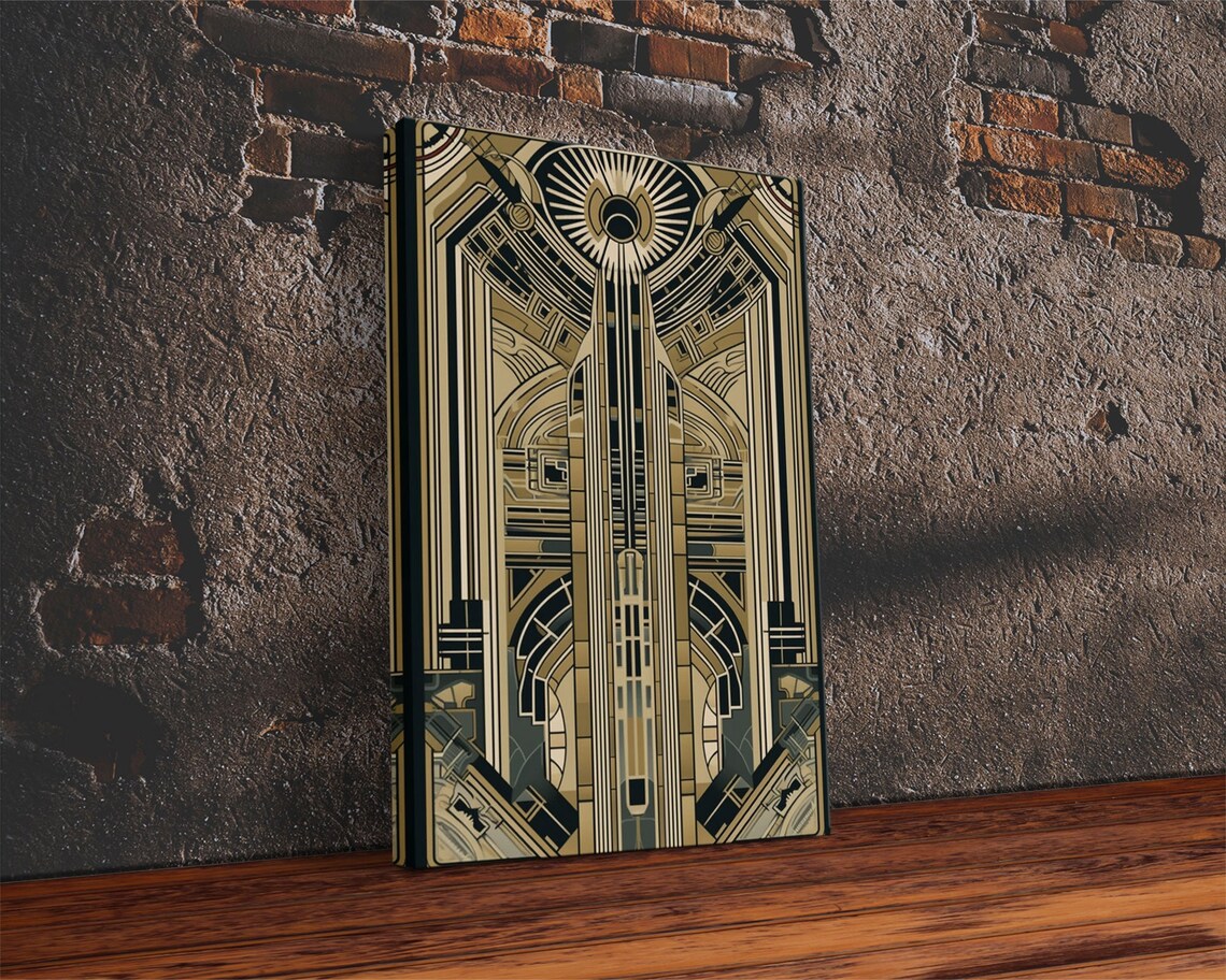 Midcentury Modern Art Deco Wall Art Print - Image 2