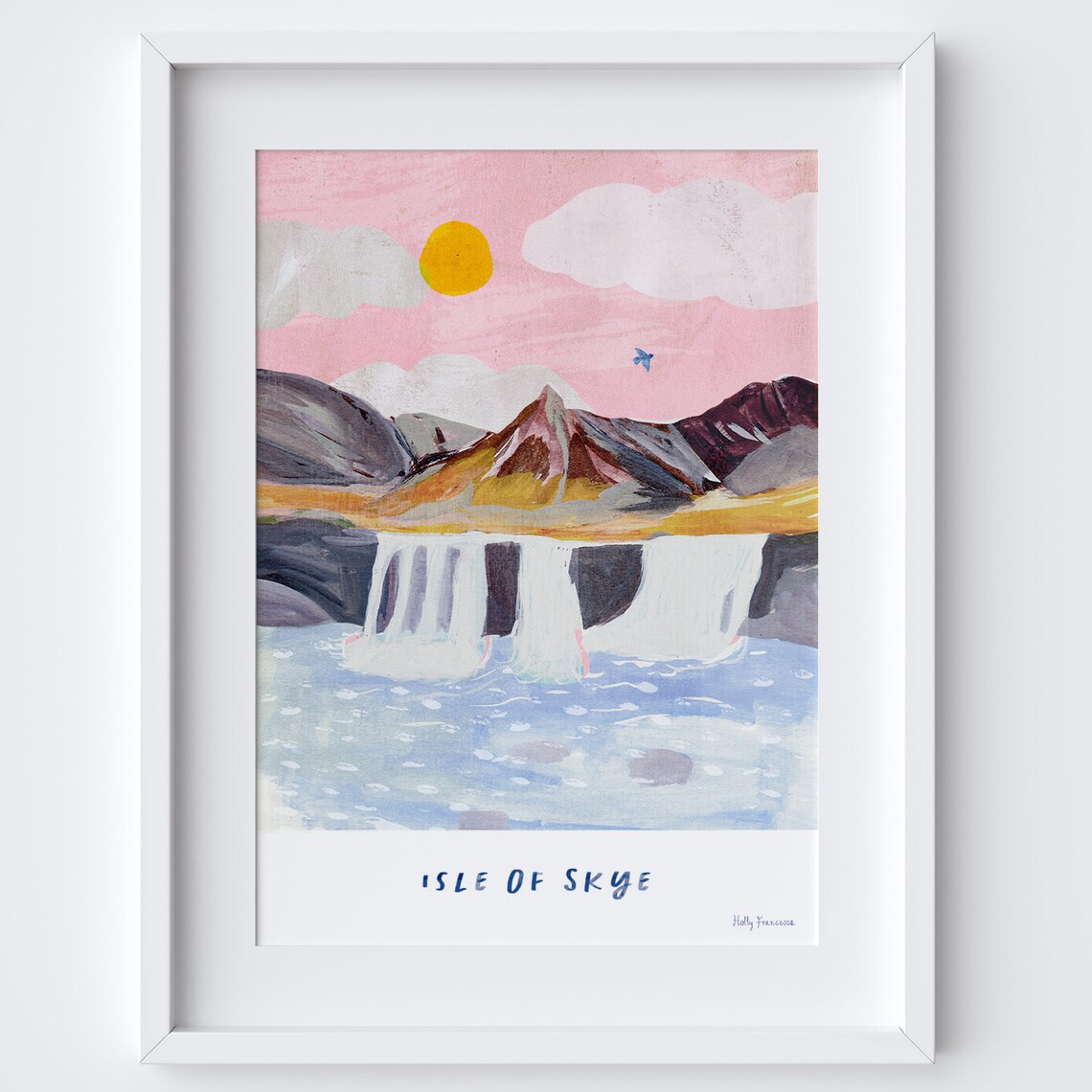 Isle Of Skye Inner Hebrides Travel Poster, Scottish Island