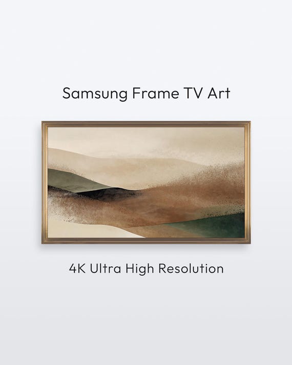 Samsung Frame TV Abstract Image, Minimalist Modern Art Print