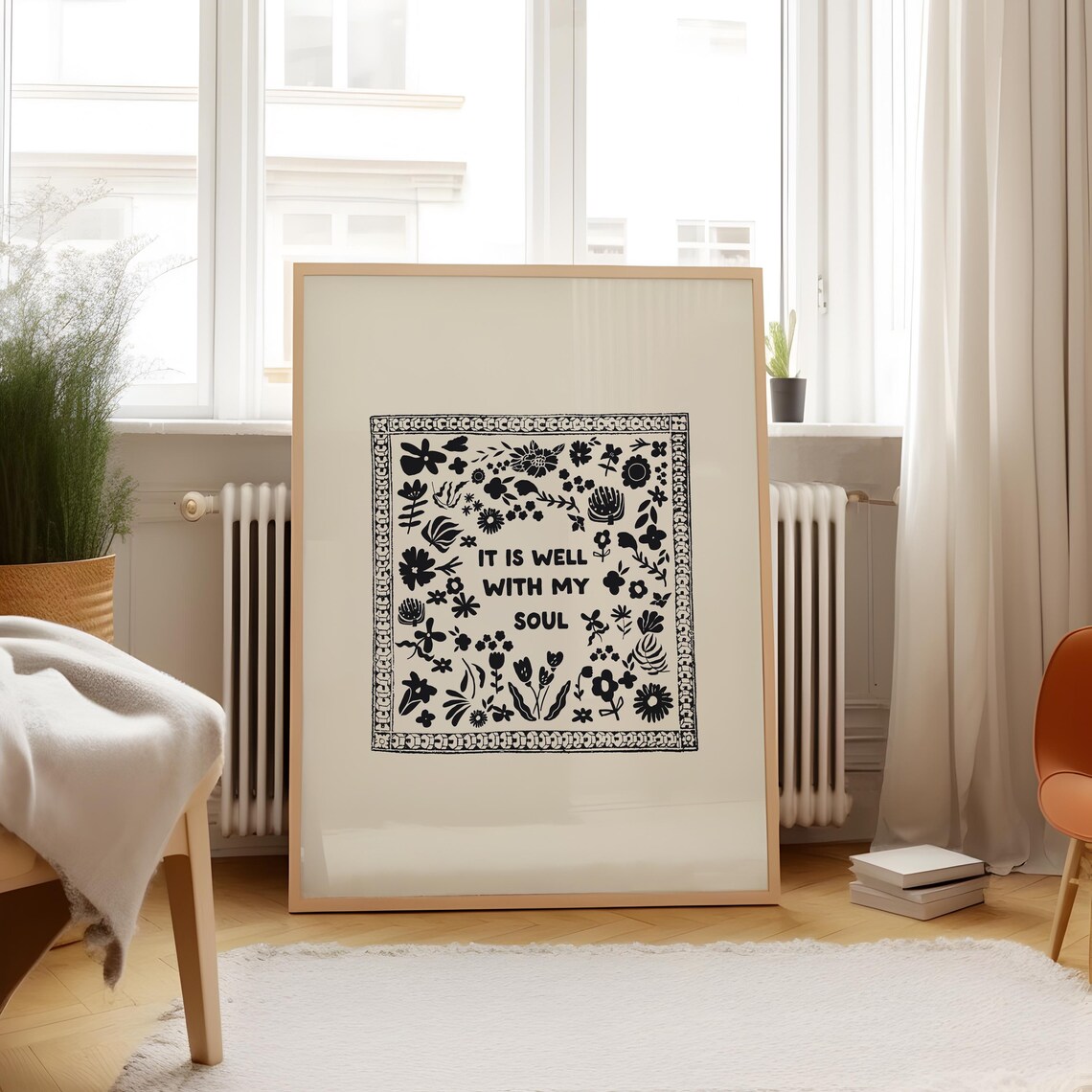 It Is Well With My Soul Vertical Poster, Vintage Style - Image 5