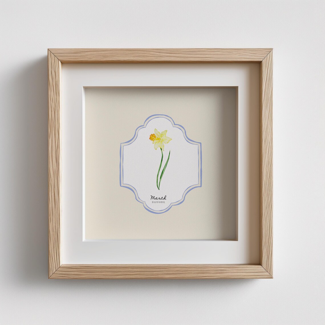 March Birth Month Flower Personalized Gift - Image 2