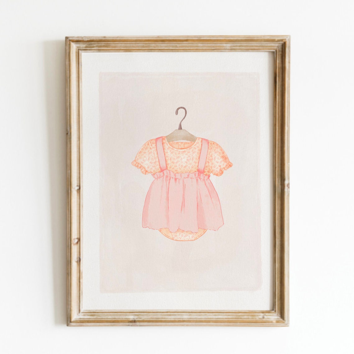 Adeline Print Wall Art Trendy Decor Little Girl Room Nursery Decor