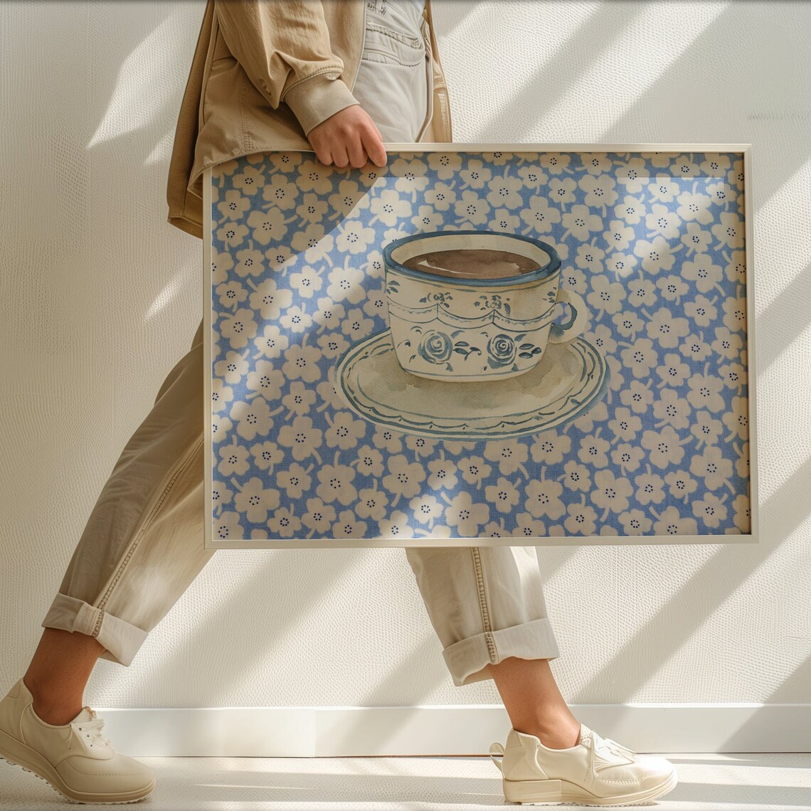 Coffee With Grandma Vintage Nursery Wall Art - Image 2
