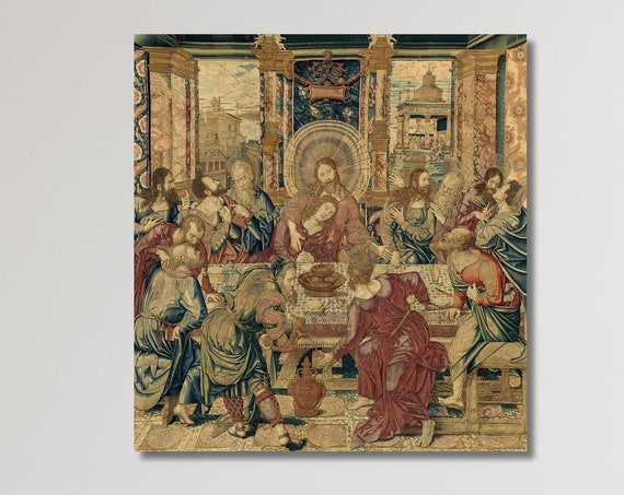 Last Supper Wall Art Vintage Poster Print Apostles And Jesus Poster Print Last Supper Paintings Modern Wall Decors Exhibition Poster