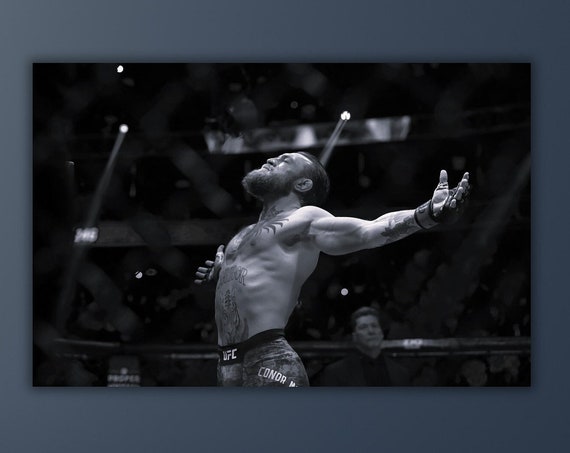 Conor Mcgregor Quote Poster Print Art Conor Mcgregor Wall Art Motivation Wall Art Prints Fitness Room Decors Boxing Wall Art