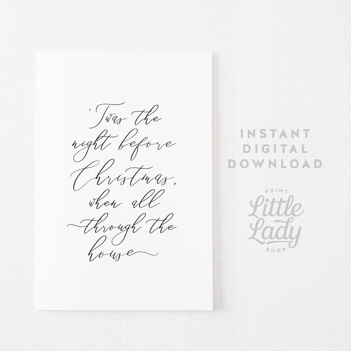 Twas The Night Before Christmas Art Print Set - Image 3
