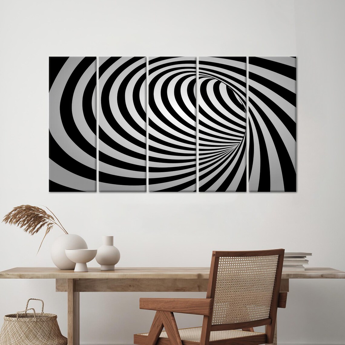 Abstract Swirl - Modern Holiday Decor, Gift For Mom - Image 2