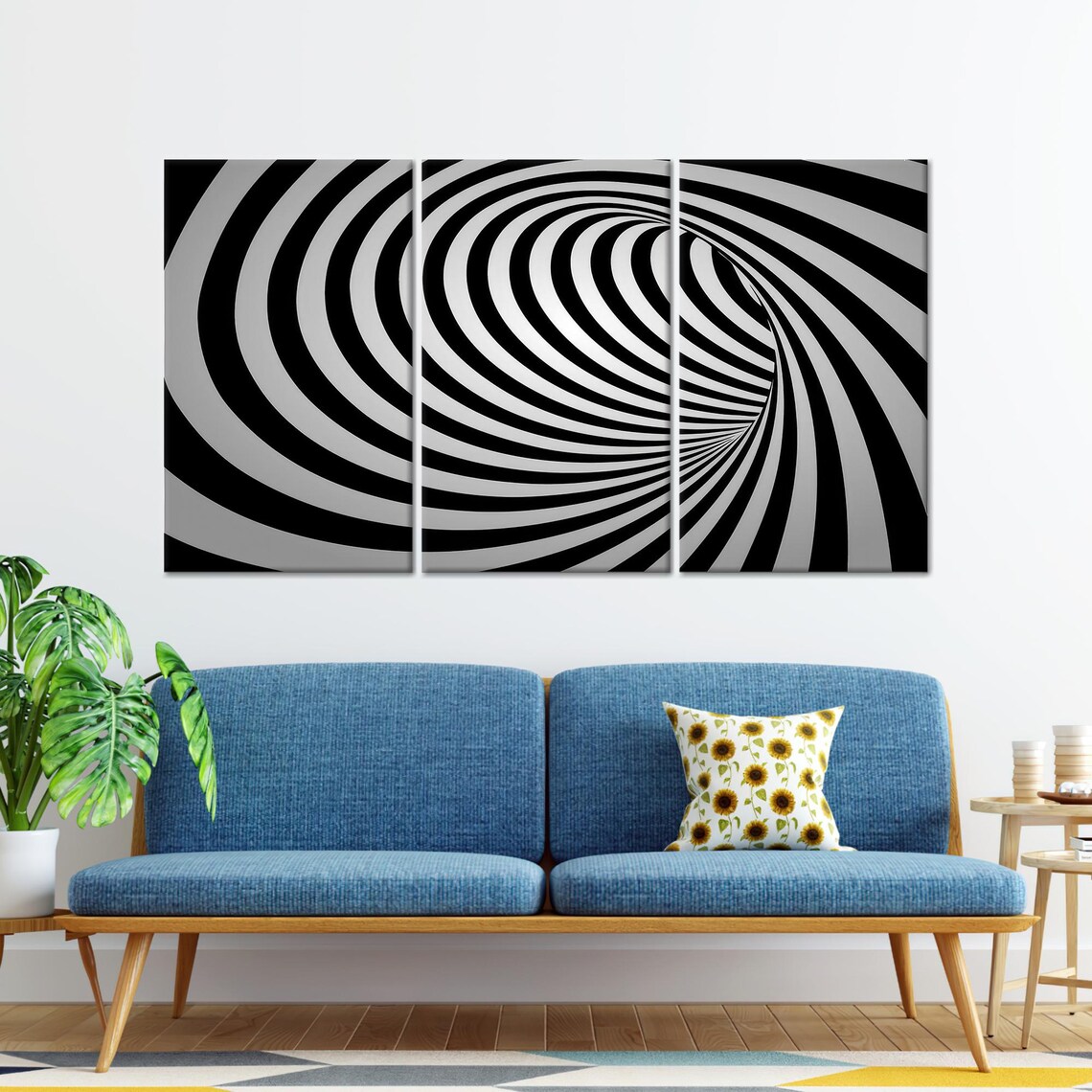 Abstract Swirl - Modern Holiday Decor, Gift For Mom - Image 4