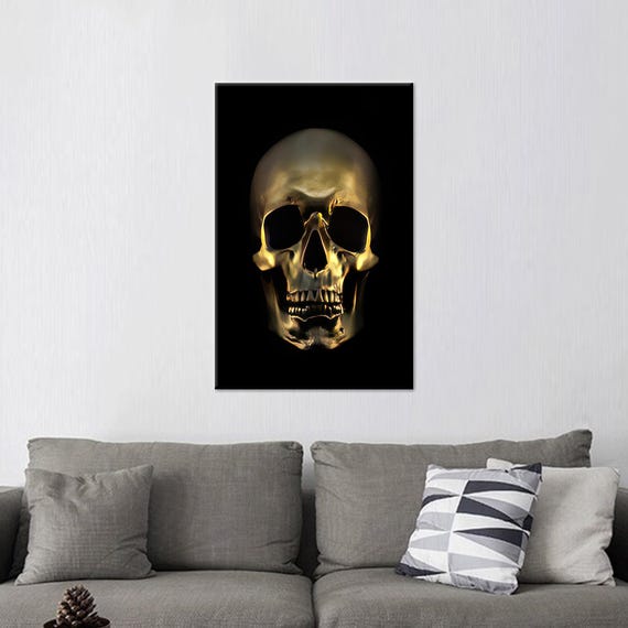 Skull Wall Table, Modern Glass Art Decor