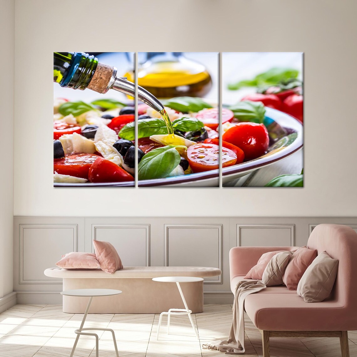 Salad Wall Art, Modern Minimalist Food Decor - Image 4